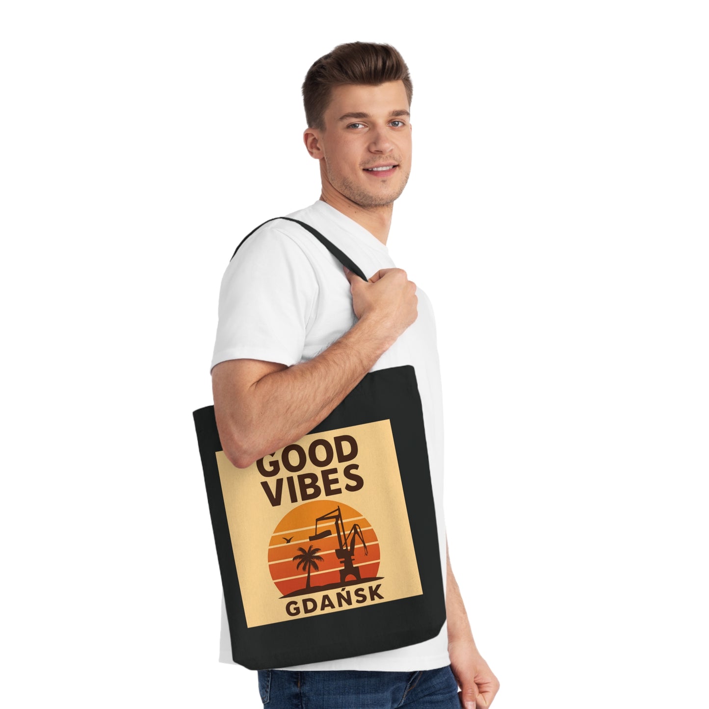 Tkana Torba na Ramię Kup Se Good Vibes Desert – Styl i Ekologia w Jednym