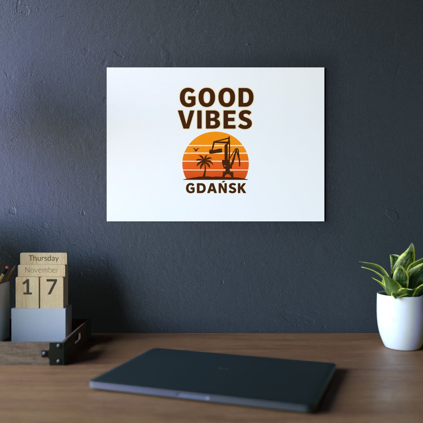 Obraz na panelu aluminiowym Good Vibes – trwały wydruk w stylu Kup Se