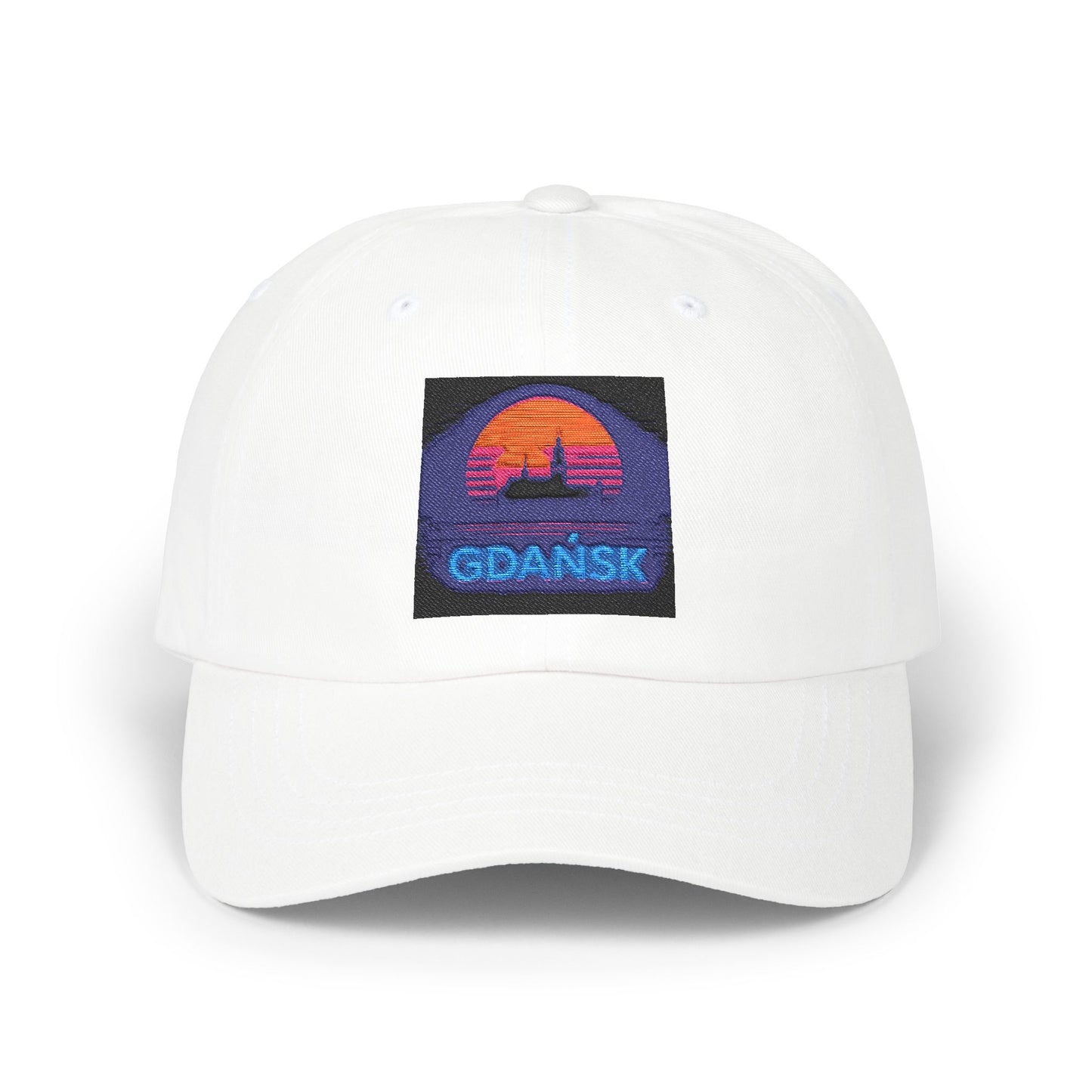 Czapka z daszkiem z grafiką Kup Se Panorama Gdańska – modny Dad Cap z charakterem