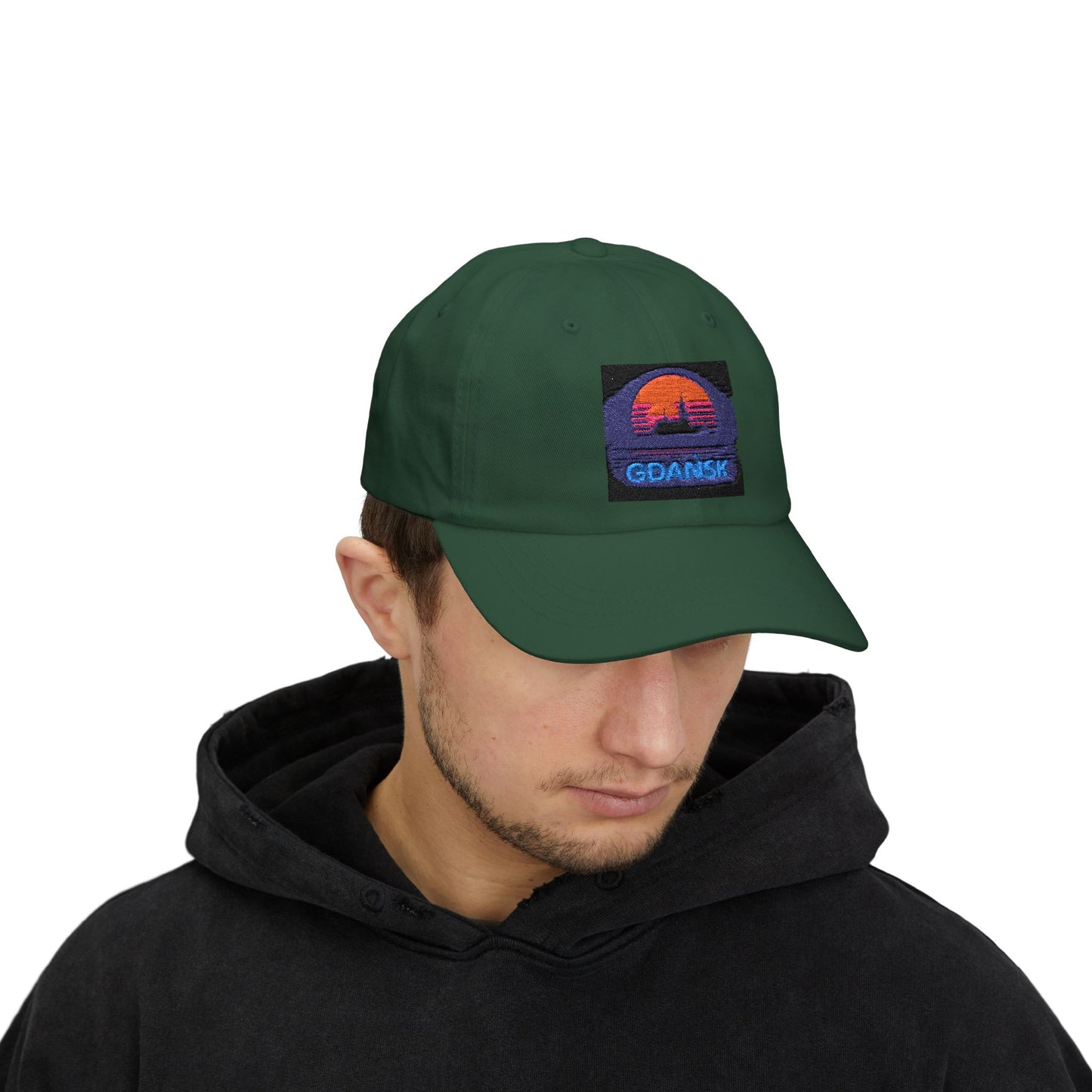 Czapka z daszkiem z grafiką Kup Se Panorama Gdańska – modny Dad Cap z charakterem