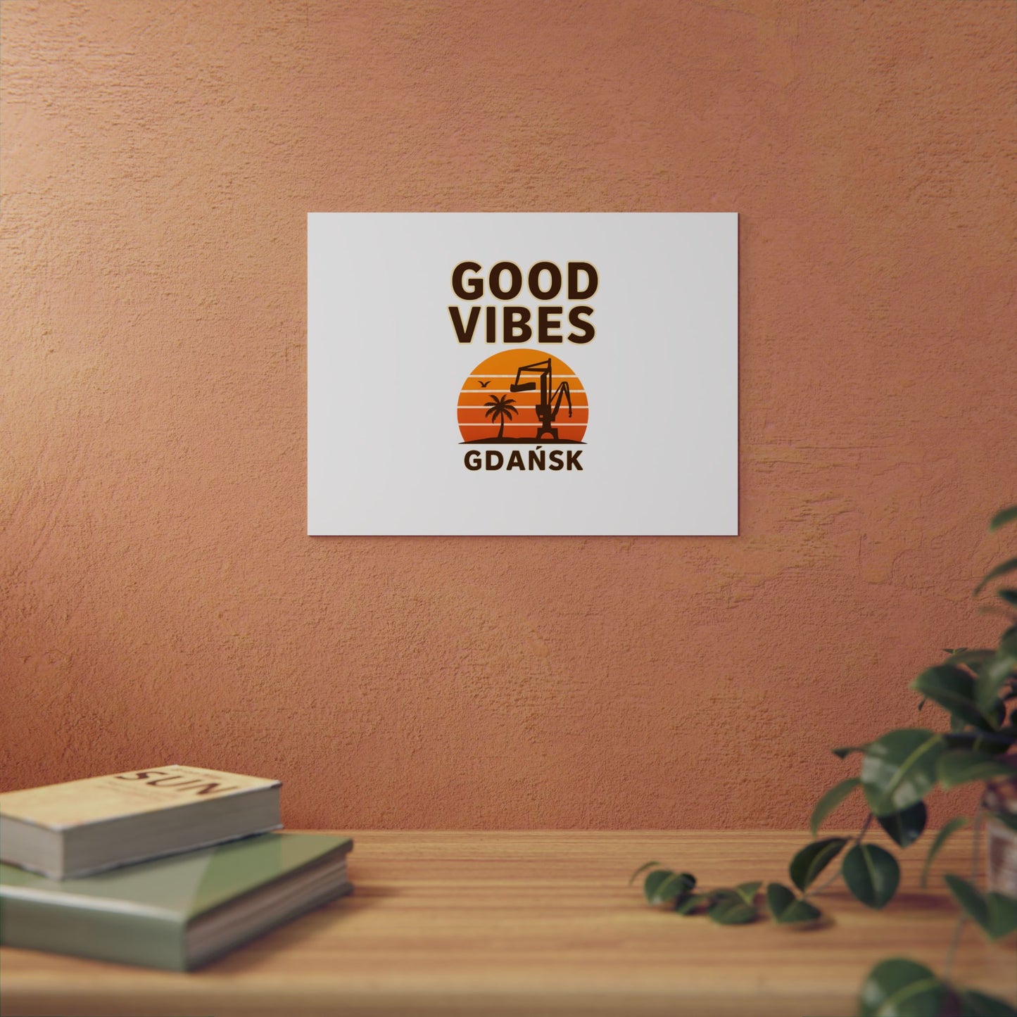 Obraz na panelu aluminiowym Good Vibes – trwały wydruk w stylu Kup Se