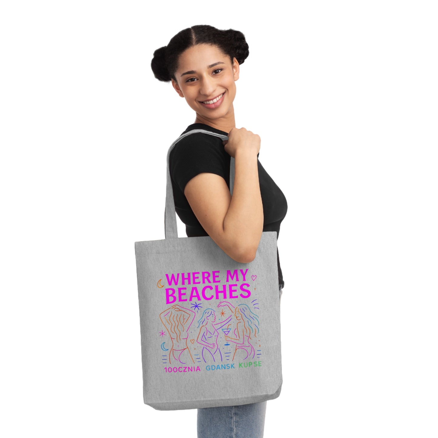 Tkana Torba na Ramię Kup Se Where My Beaches – Styl i Ekologia w Jednym