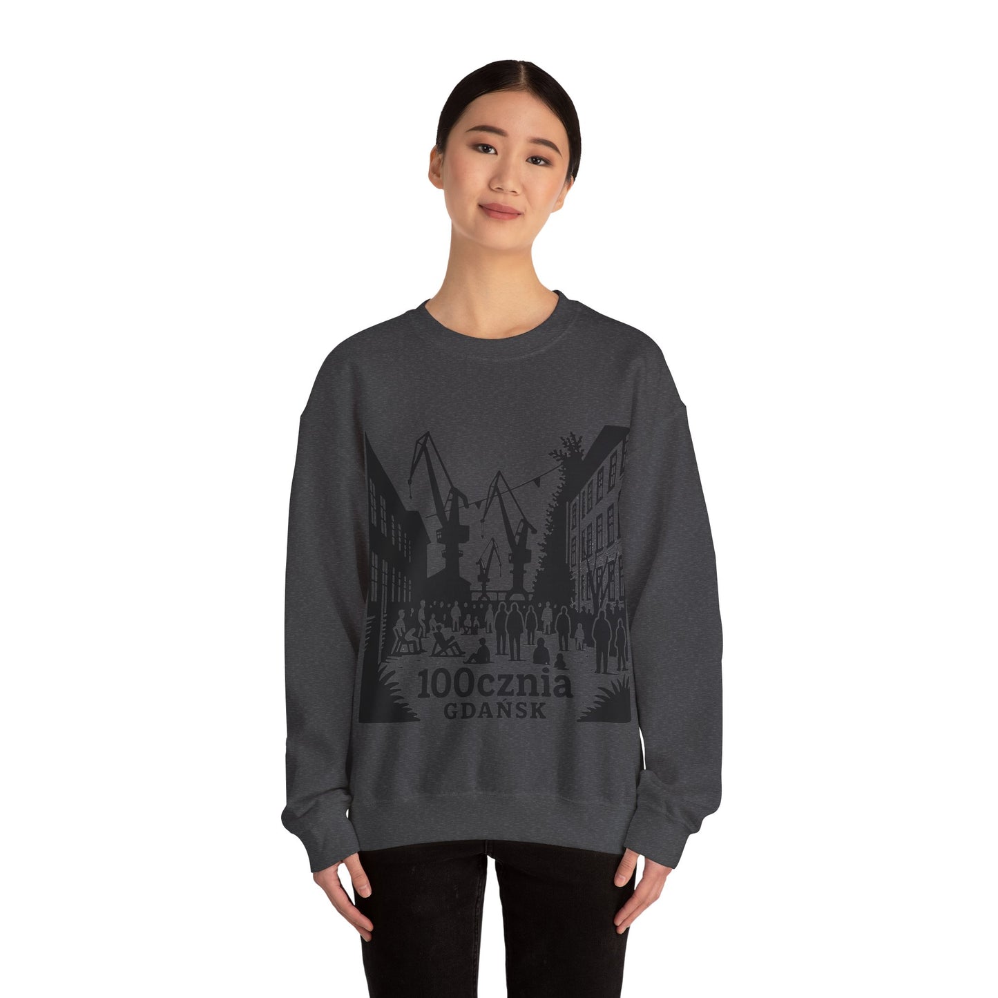 Bluza unisex z grafiką Kup Se 100cznia – klasyczny crewneck i miejski styl