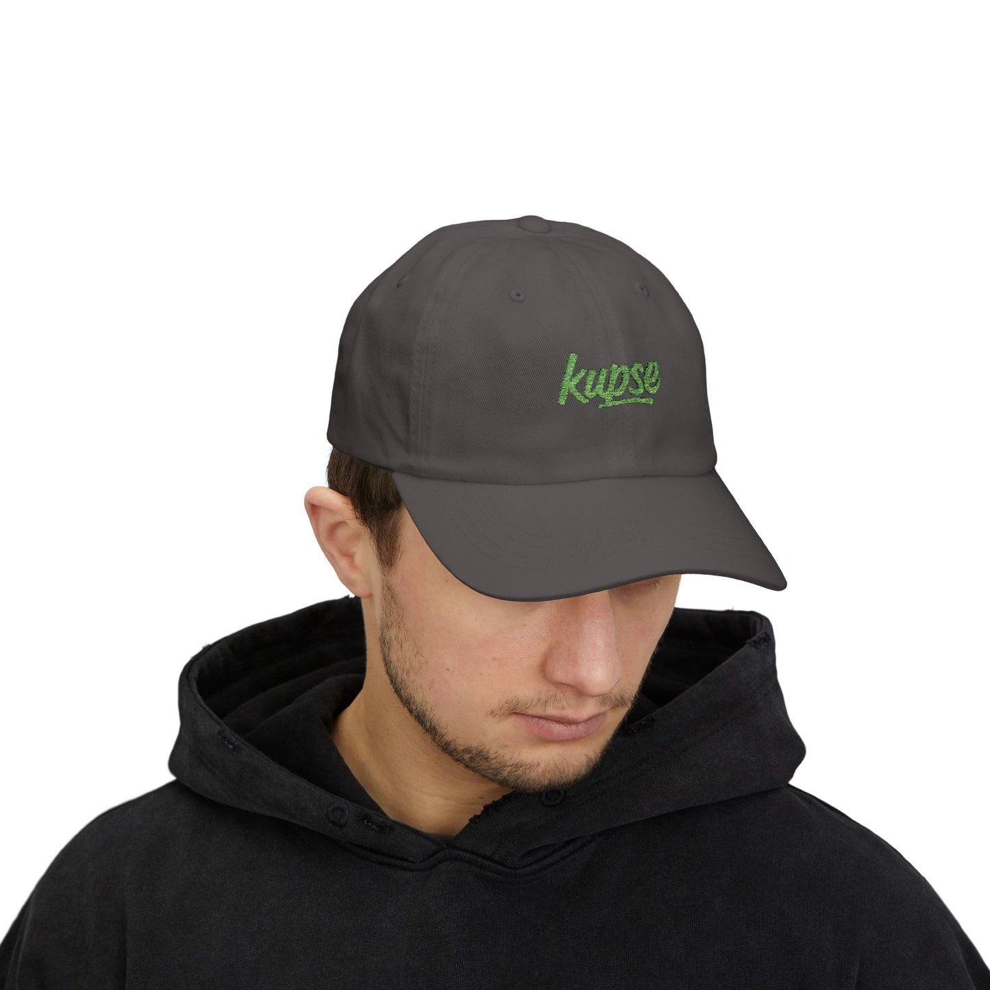 Czapka z daszkiem z grafiką Kup Se Logo Green – modny Dad Cap z charakterem