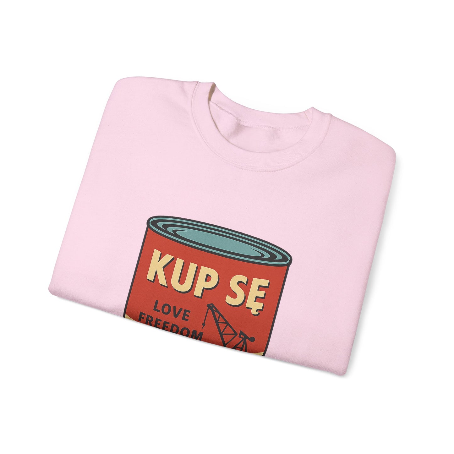 Bluza unisex z grafiką Kup Se Campbell– klasyczny crewneck i miejski styl