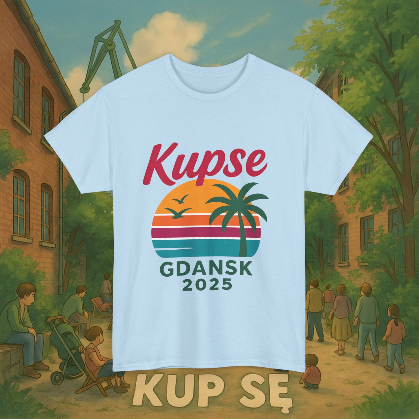 KupSe 90's Style t-shirt - Unisex Heavy Cotton Tee
