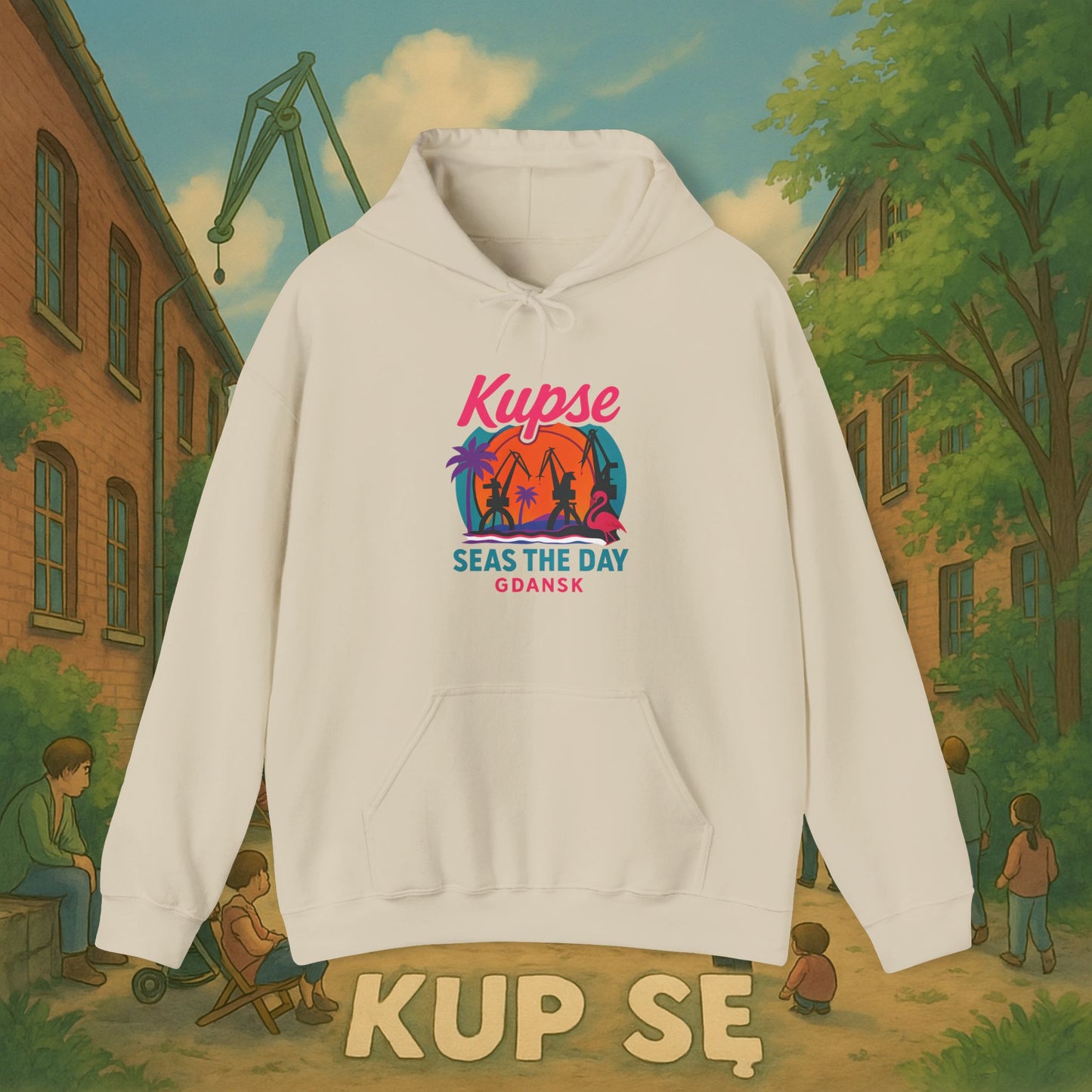 Unisex Heavy Blend Hoodie – Seas The Day – Kup Se