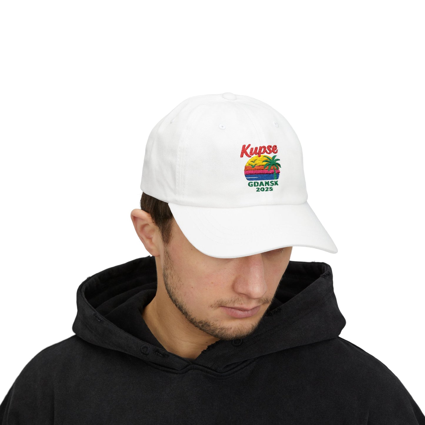 Czapka z daszkiem z grafiką Kup Se 90s – modny Dad Cap z charakterem