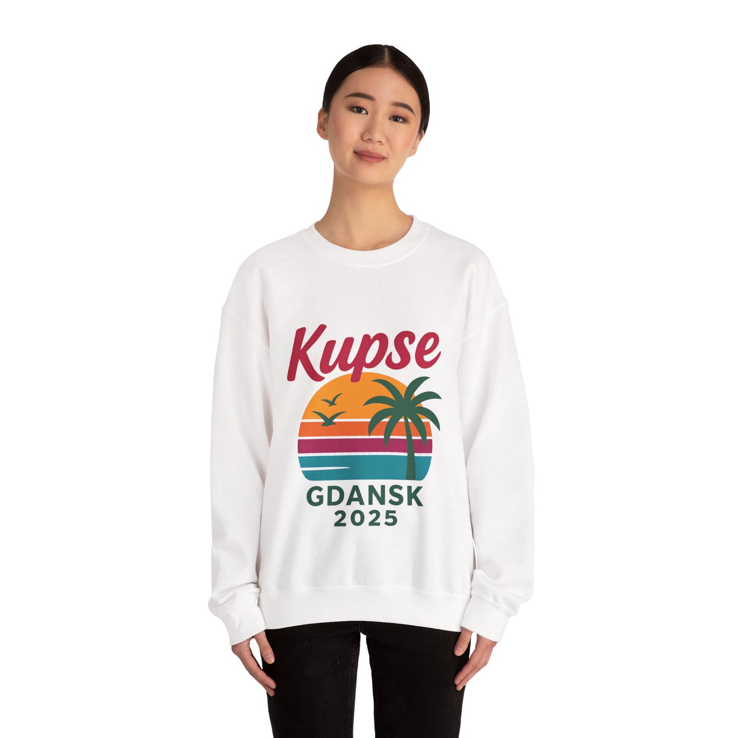 Bluza unisex z grafiką Kup Se 90s – klasyczny crewneck i miejski styl