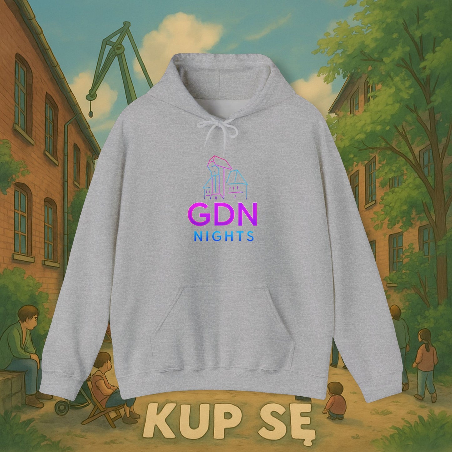 Unisex Heavy Blend Hoodie – GDN Nigths – Kup Se