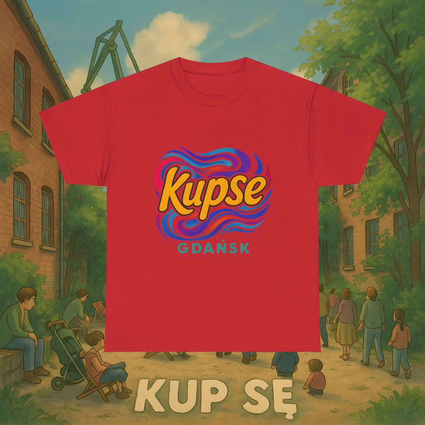 KupSe Kupse Acid Style t-shirt - Unisex Heavy Cotton Tee