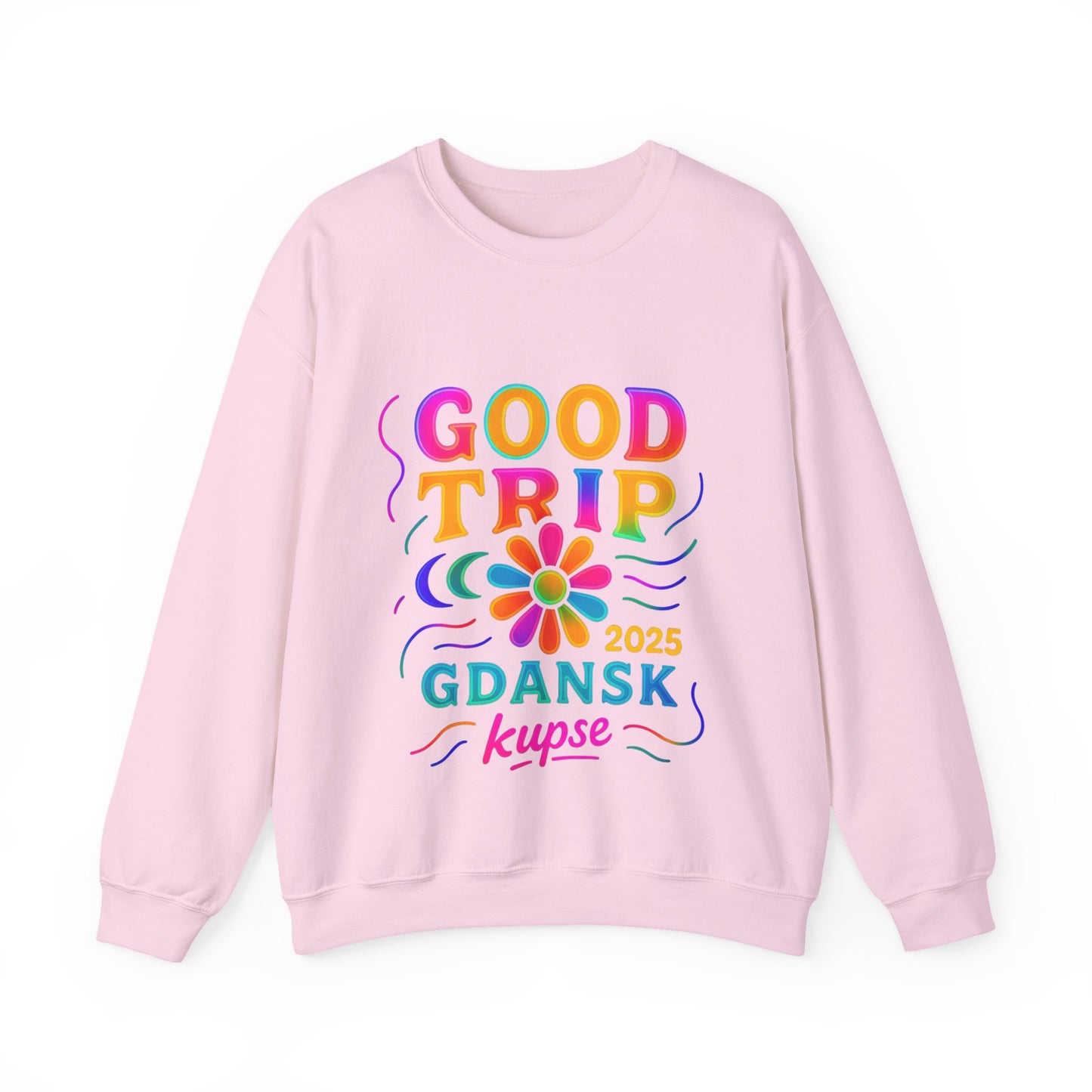 Bluza unisex z grafiką Kup Se Good Trip – klasyczny crewneck i miejski styl