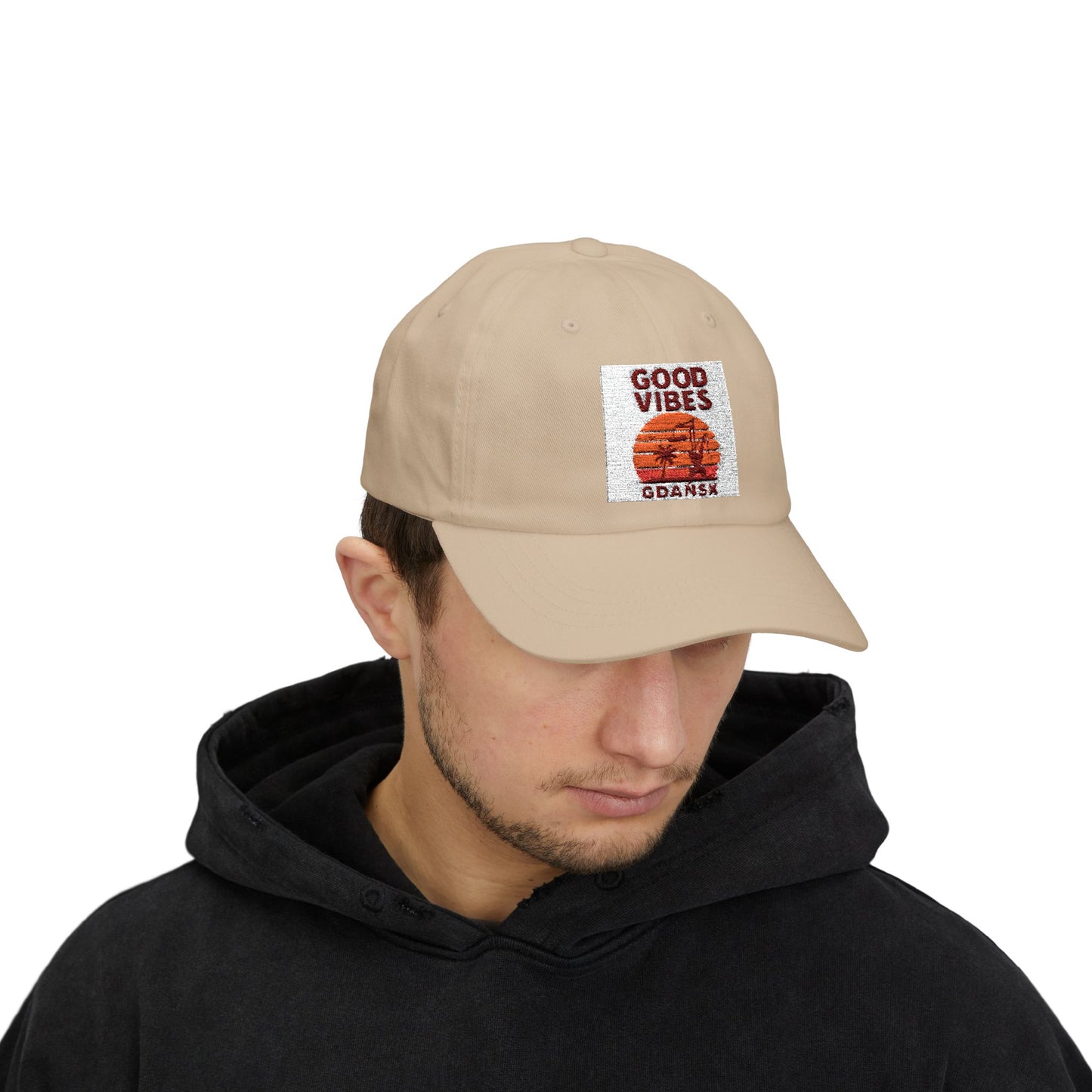 Czapka z daszkiem z grafiką Kup Se Good Vibes Desert – modny Dad Cap z charakterem