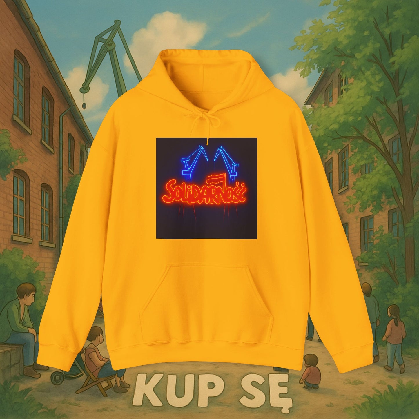 Unisex Heavy Blend Hoodie – Solidarnosc – Kup Se
