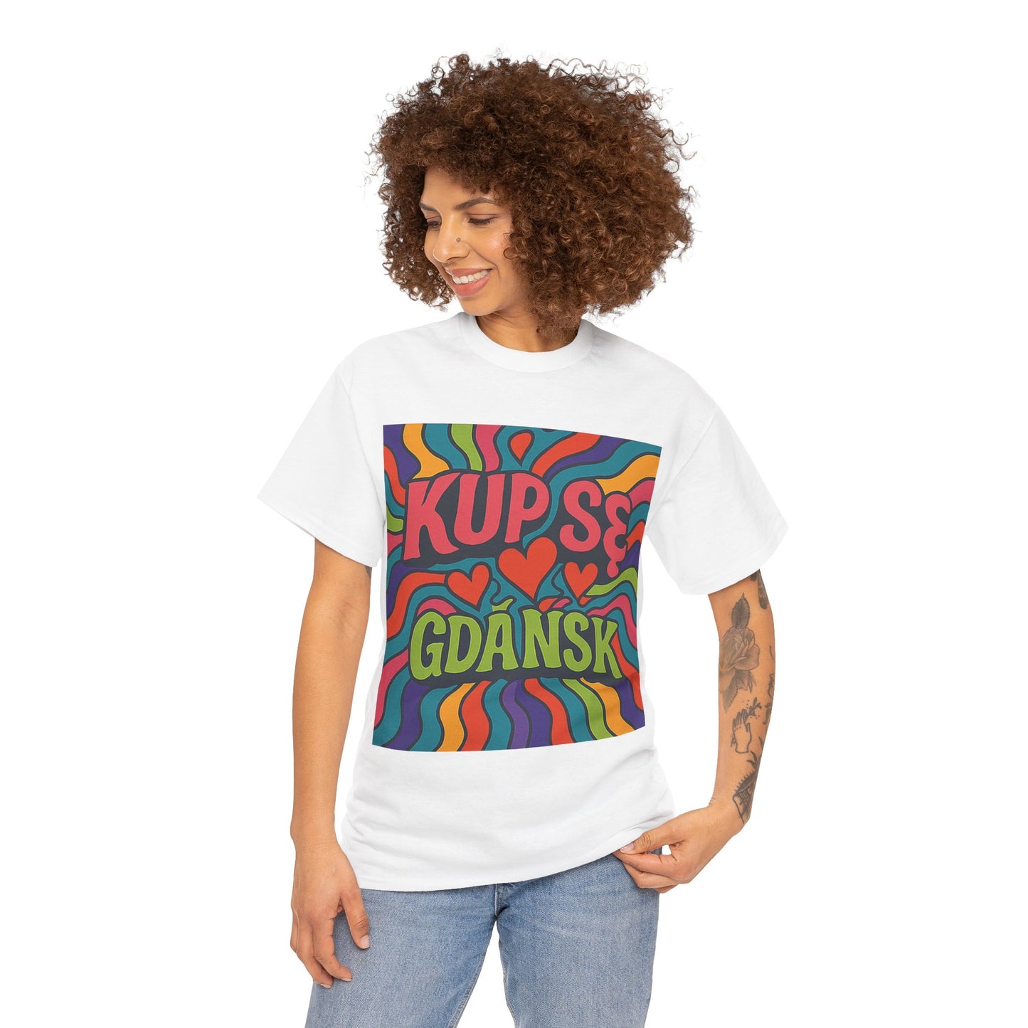 KupSe Gdańsk Hippie t-shirt - Unisex Heavy Cotton Tee
