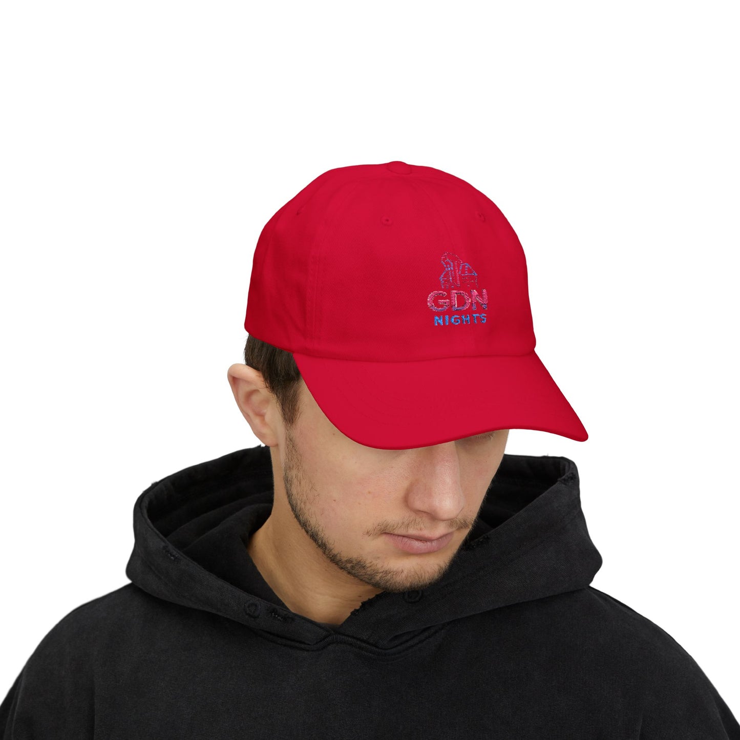Czapka z daszkiem z grafiką Kup Se GDN Nights – modny Dad Cap z charakterem