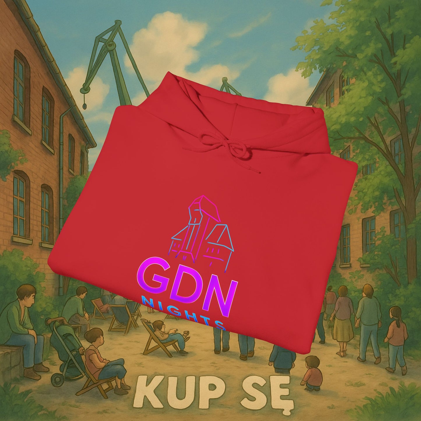 Unisex Heavy Blend Hoodie – GDN Nigths – Kup Se