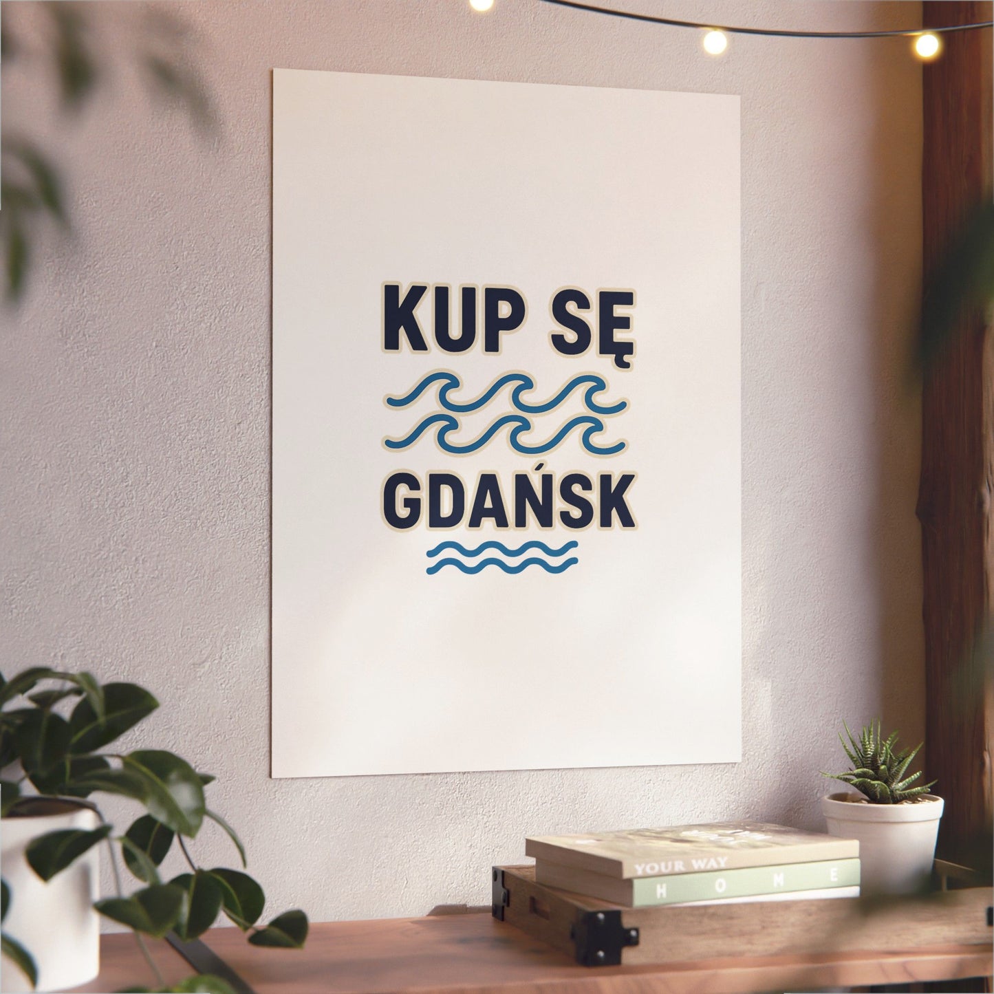 Obraz na panelu aluminiowym Gdańsk Fale – trwały wydruk w stylu Kup Se