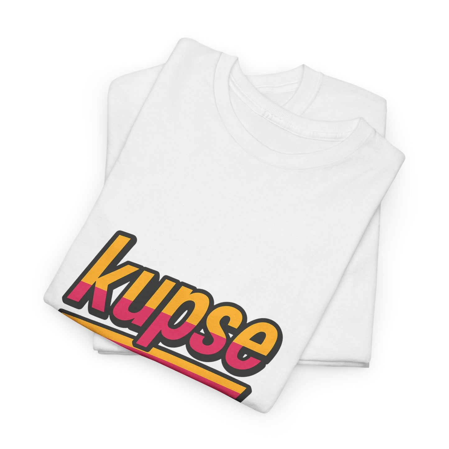 KupSe Logo Retro Sport Style t-shirt - Unisex Heavy Cotton Tee