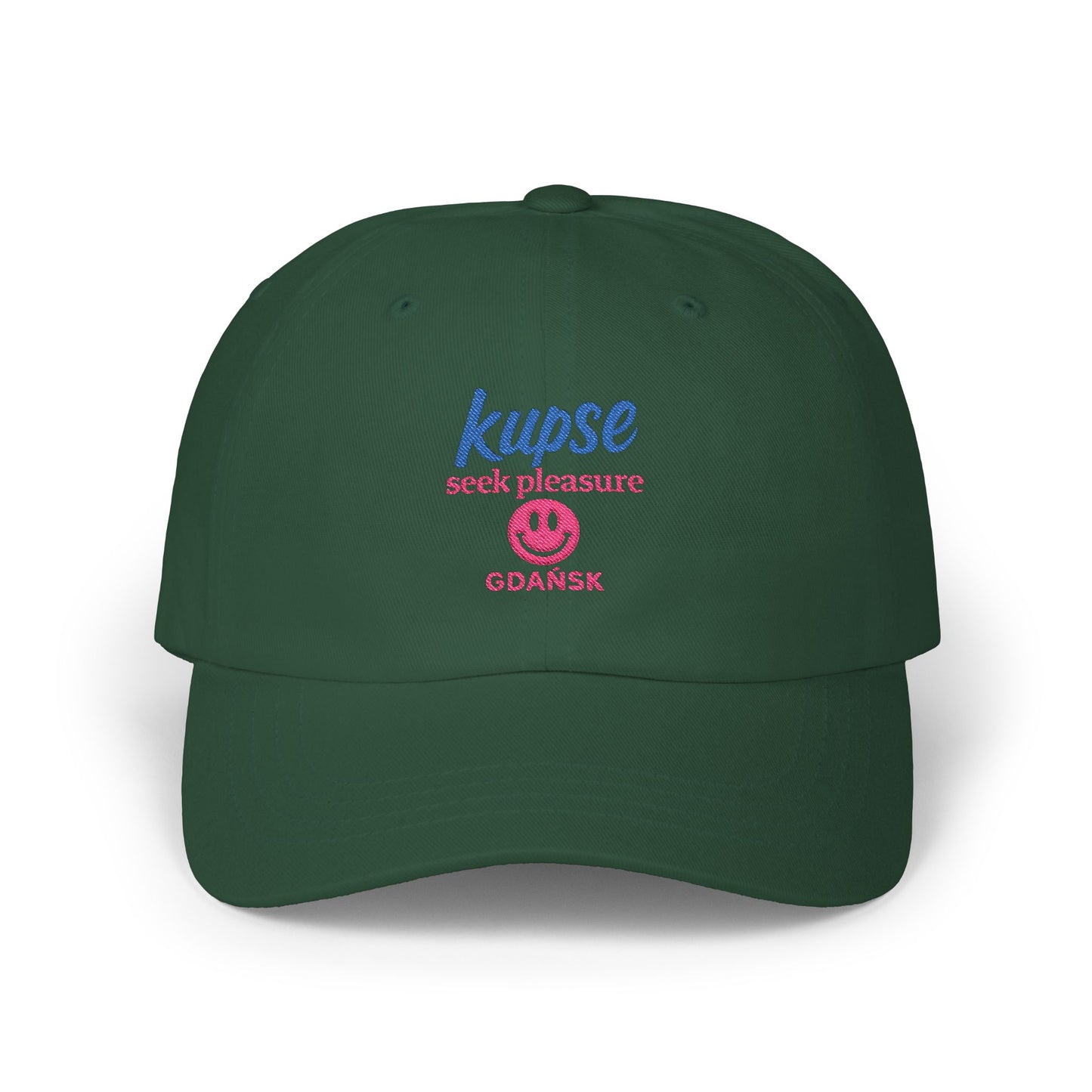 Czapka z daszkiem z grafiką Kup Se Seek Pleasure – modny Dad Cap z charakterem