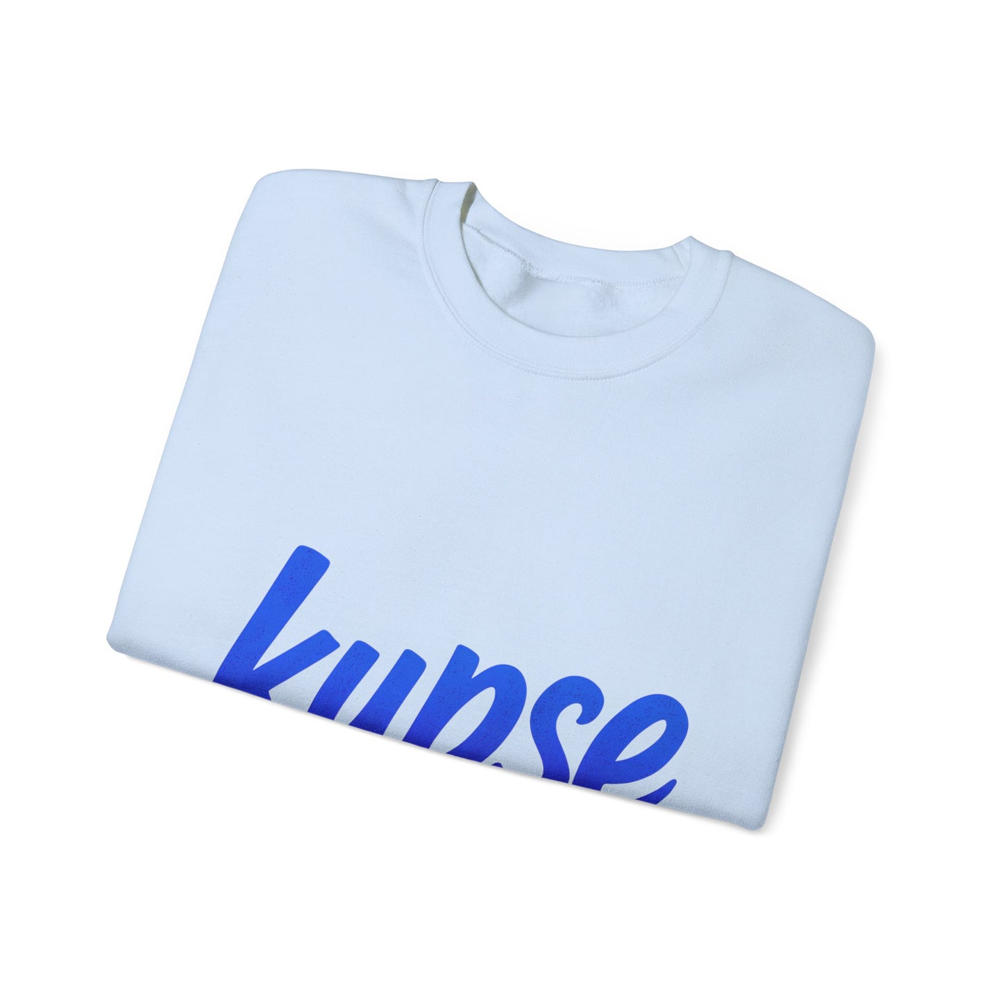 Bluza unisex z grafiką Kup Se Logo Blue – klasyczny crewneck i miejski styl
