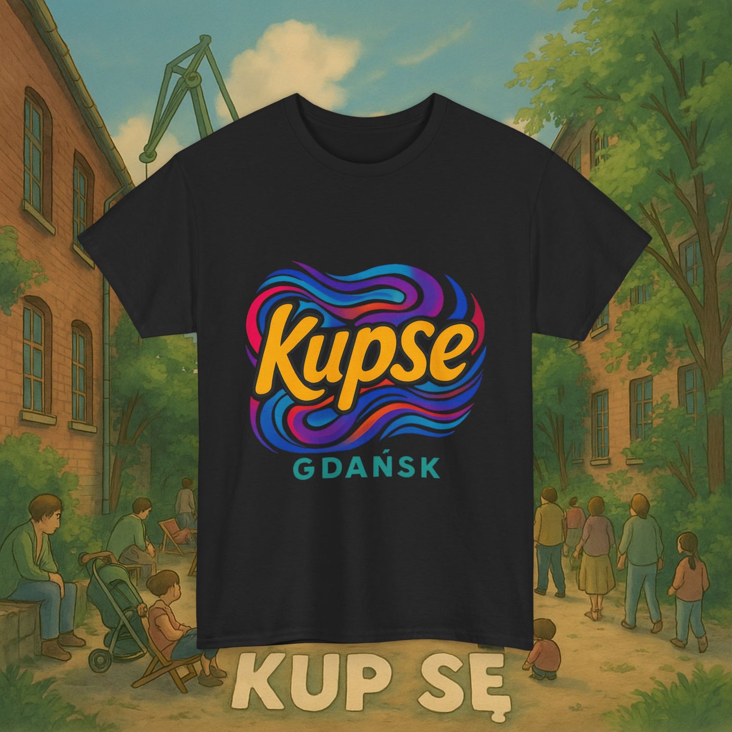 KupSe Kupse Acid Style t-shirt - Unisex Heavy Cotton Tee
