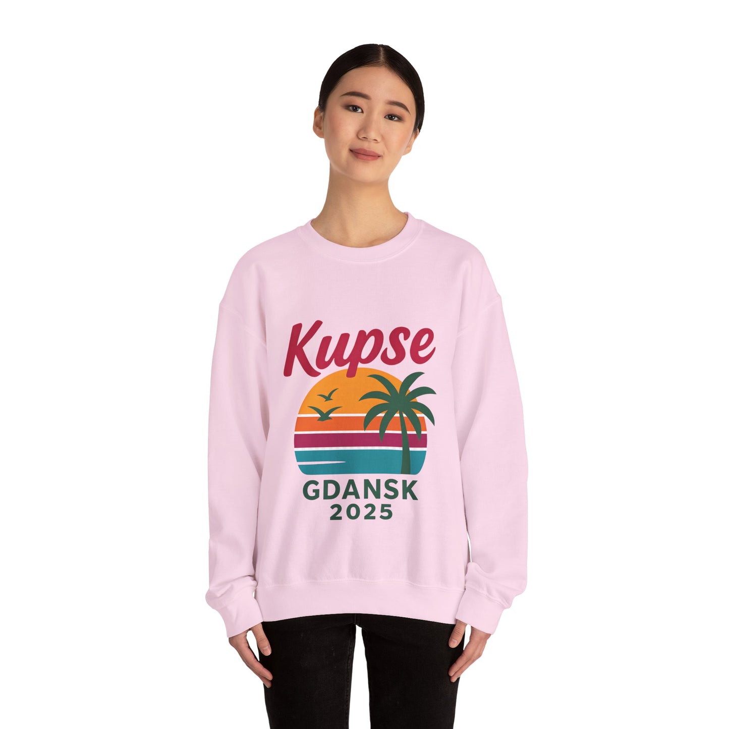 Bluza unisex z grafiką Kup Se 90s – klasyczny crewneck i miejski styl