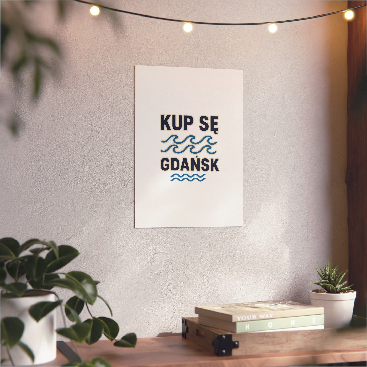 Obraz na panelu aluminiowym Gdańsk Fale – trwały wydruk w stylu Kup Se