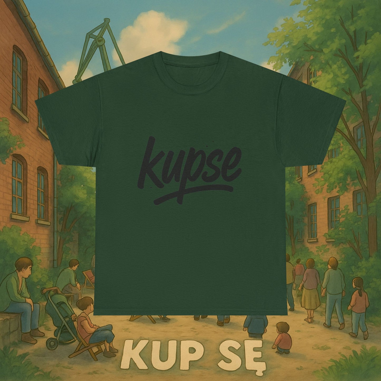 KupSe Logo t-shirt - Unisex Heavy Cotton Tee