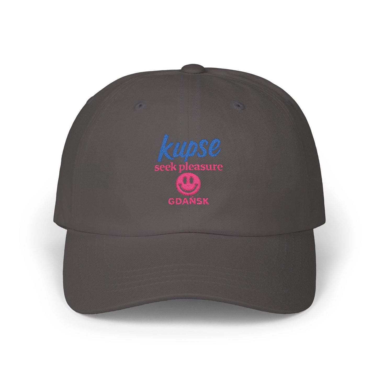 Czapka z daszkiem z grafiką Kup Se Seek Pleasure – modny Dad Cap z charakterem