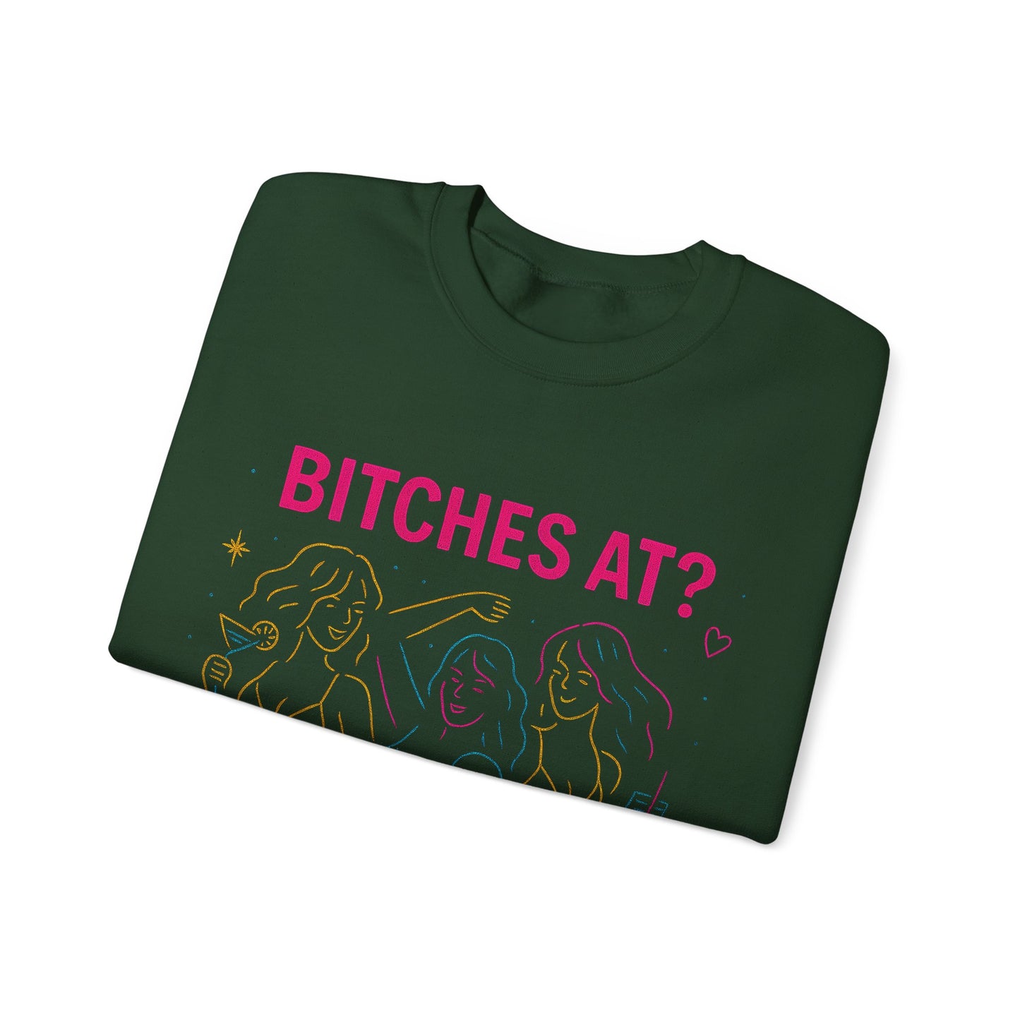 Bluza unisex z grafiką Kup Se Bi*ches at? – klasyczny crewneck i miejski styl