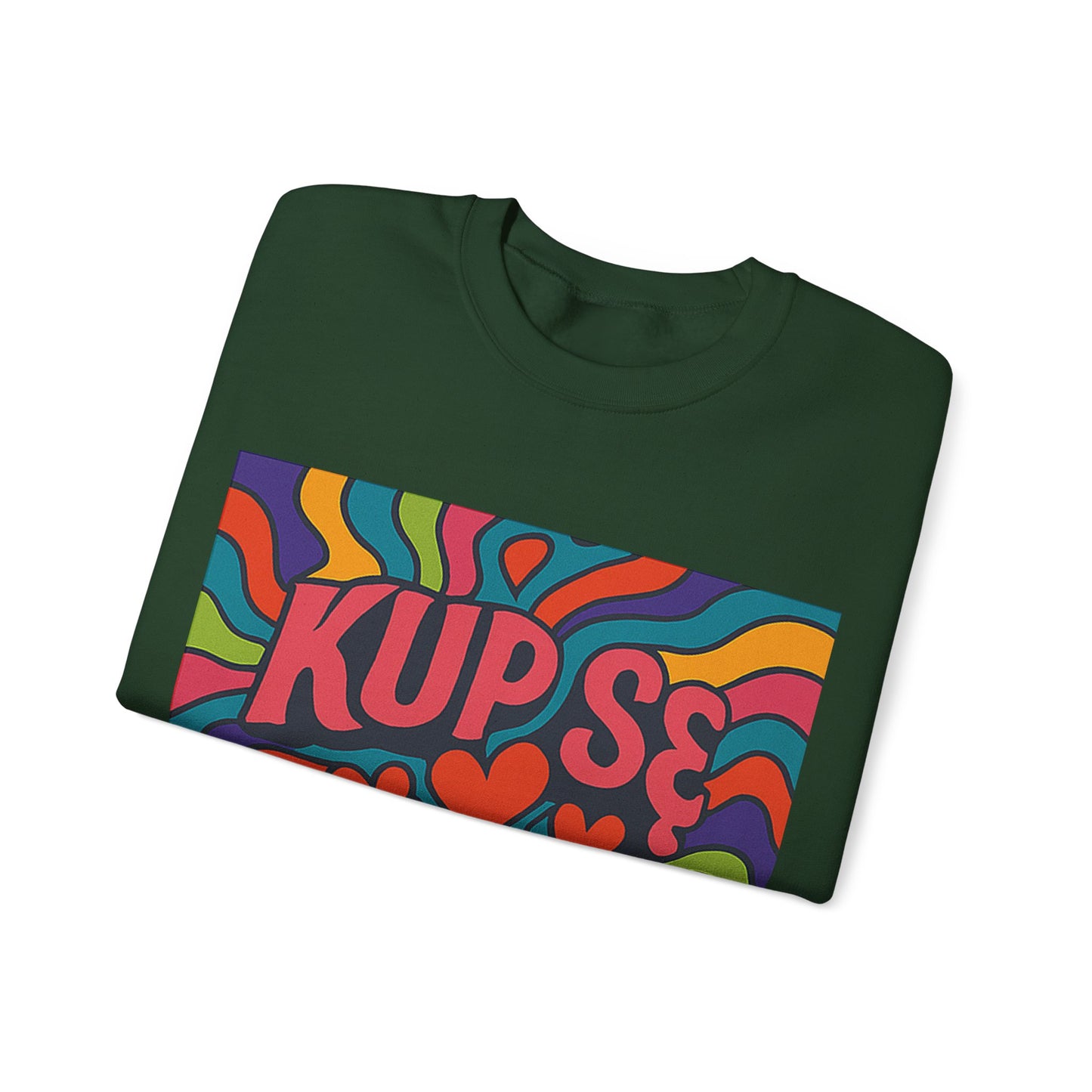 Bluza unisex z grafiką Kup Se Acid – klasyczny crewneck i miejski styl