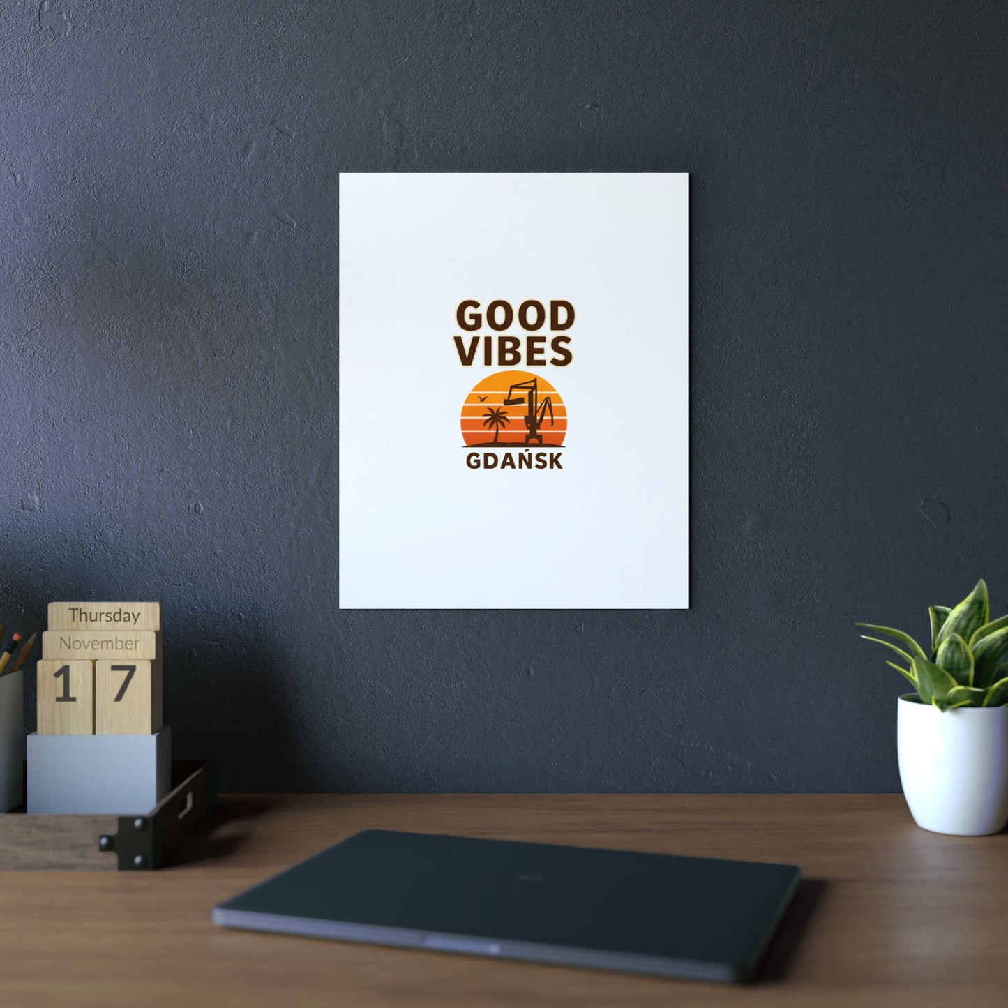 Obraz na panelu aluminiowym Good Vibes – trwały wydruk w stylu Kup Se