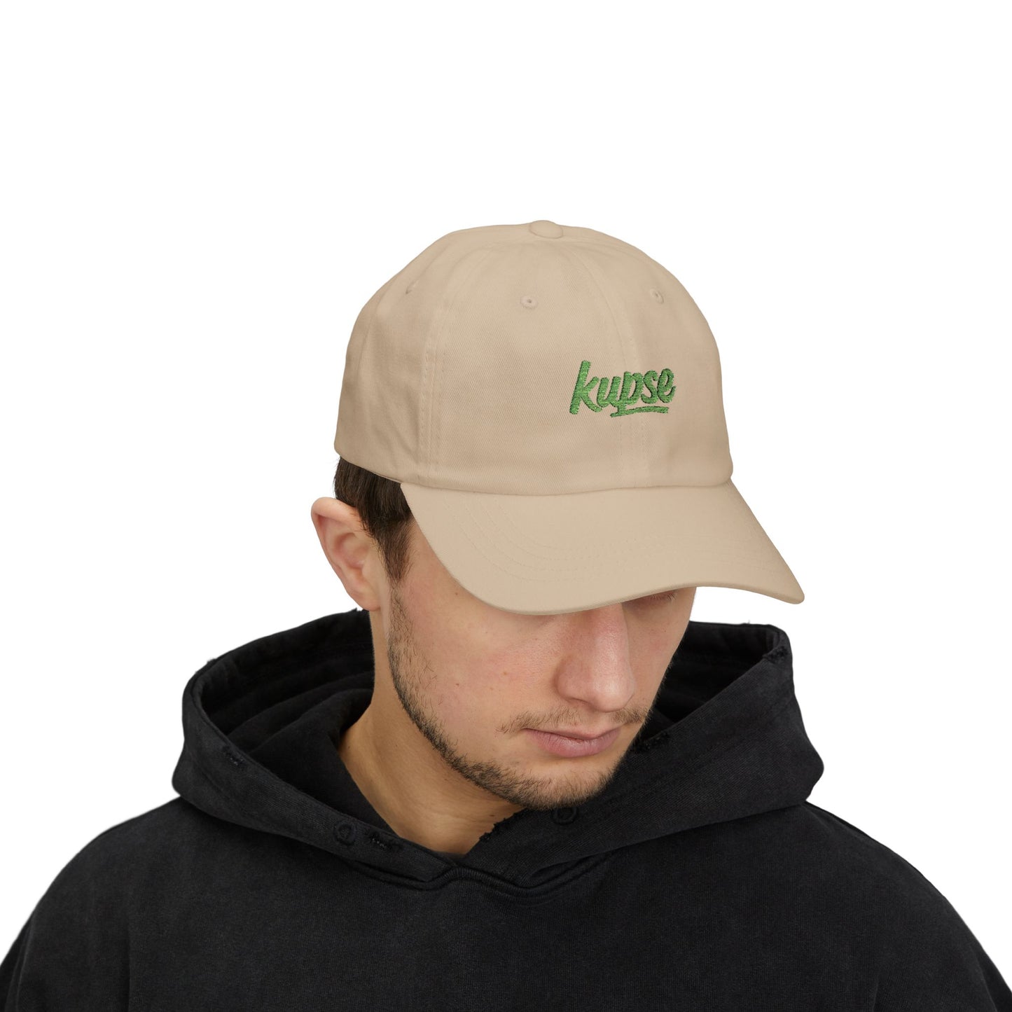 Czapka z daszkiem z grafiką Kup Se Logo Green – modny Dad Cap z charakterem