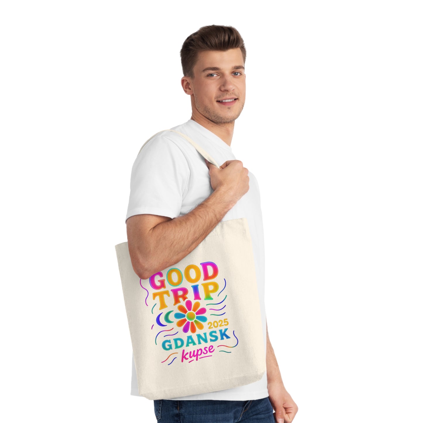 Tkana Torba na Ramię Kup Se Good Trip – Styl i Ekologia w Jednym