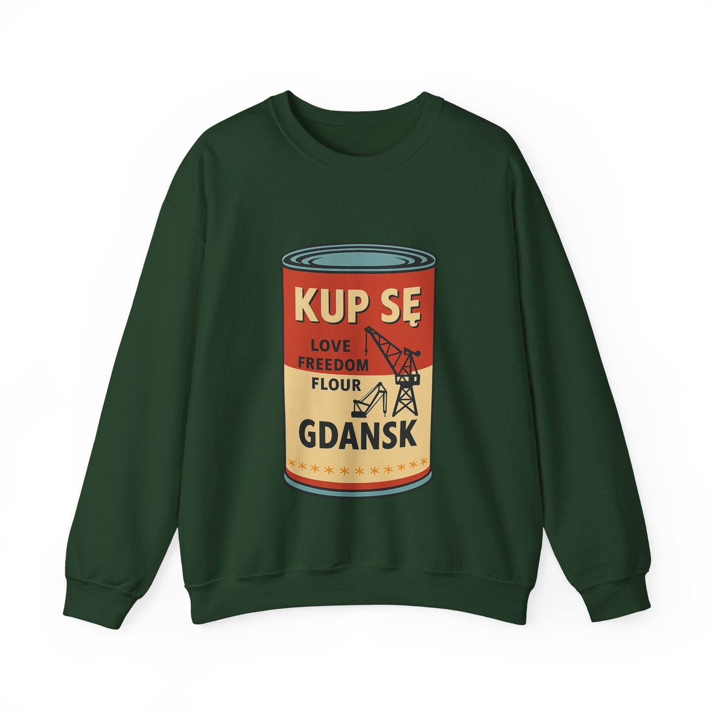 Bluza unisex z grafiką Kup Se Campbell– klasyczny crewneck i miejski styl