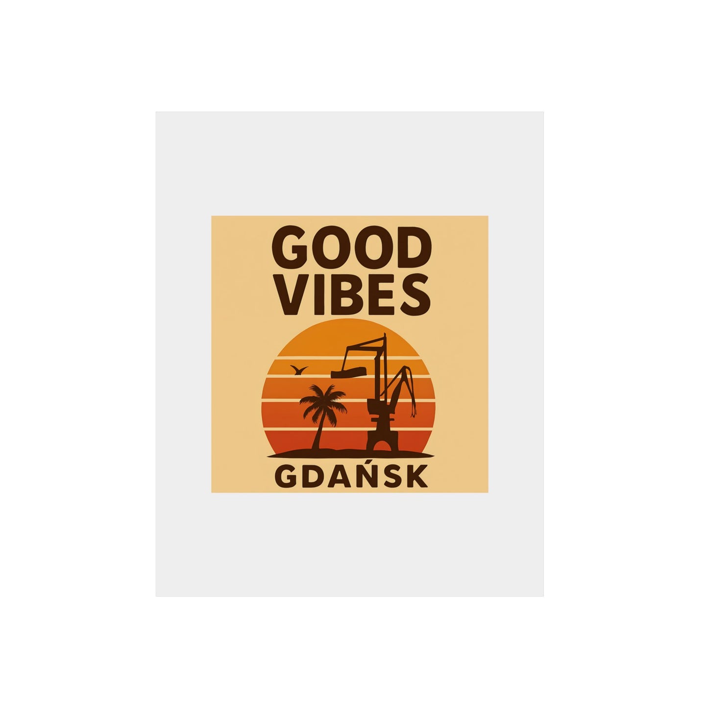 Obraz na panelu aluminiowym Good Vibes Desert – trwały wydruk w stylu Kup Se
