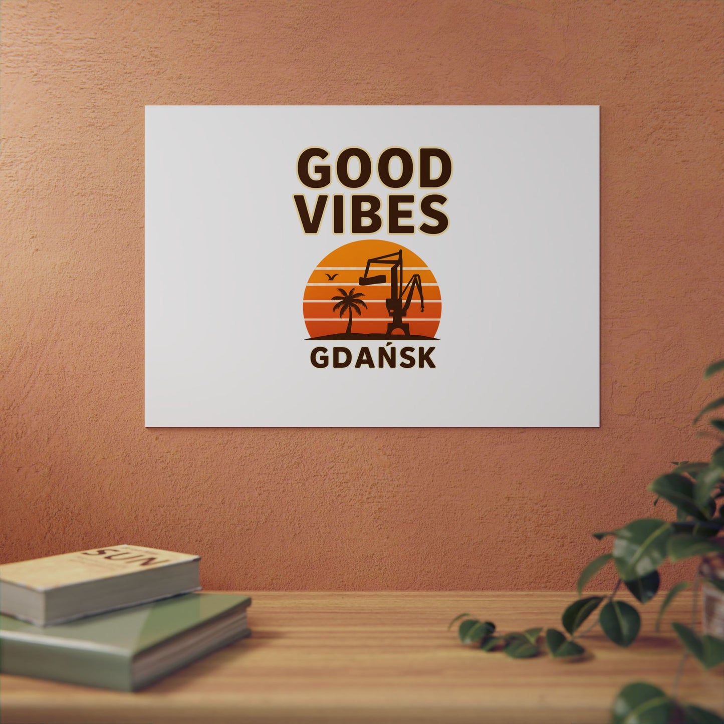Obraz na panelu aluminiowym Good Vibes – trwały wydruk w stylu Kup Se