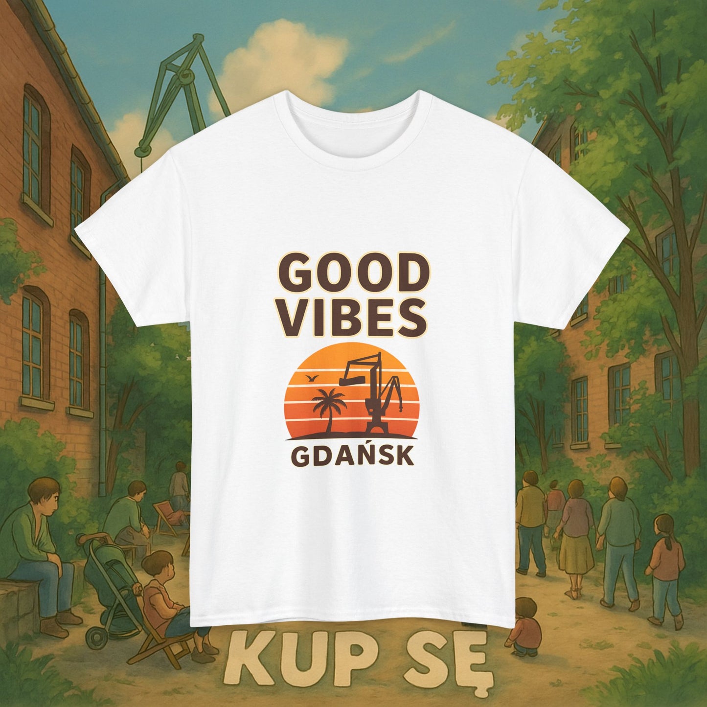 KupSe Good Vibes Style t-shirt - Unisex Heavy Cotton Tee