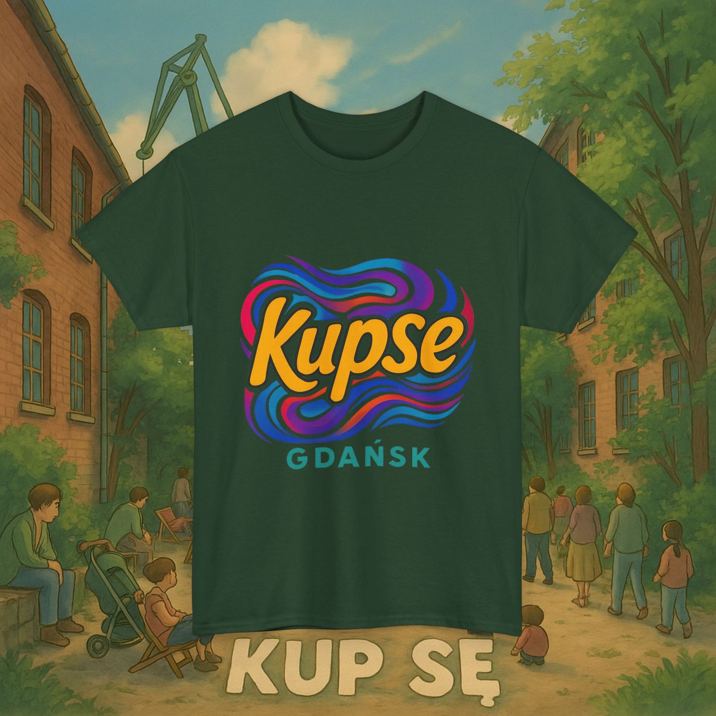 KupSe Kupse Acid Style t-shirt - Unisex Heavy Cotton Tee