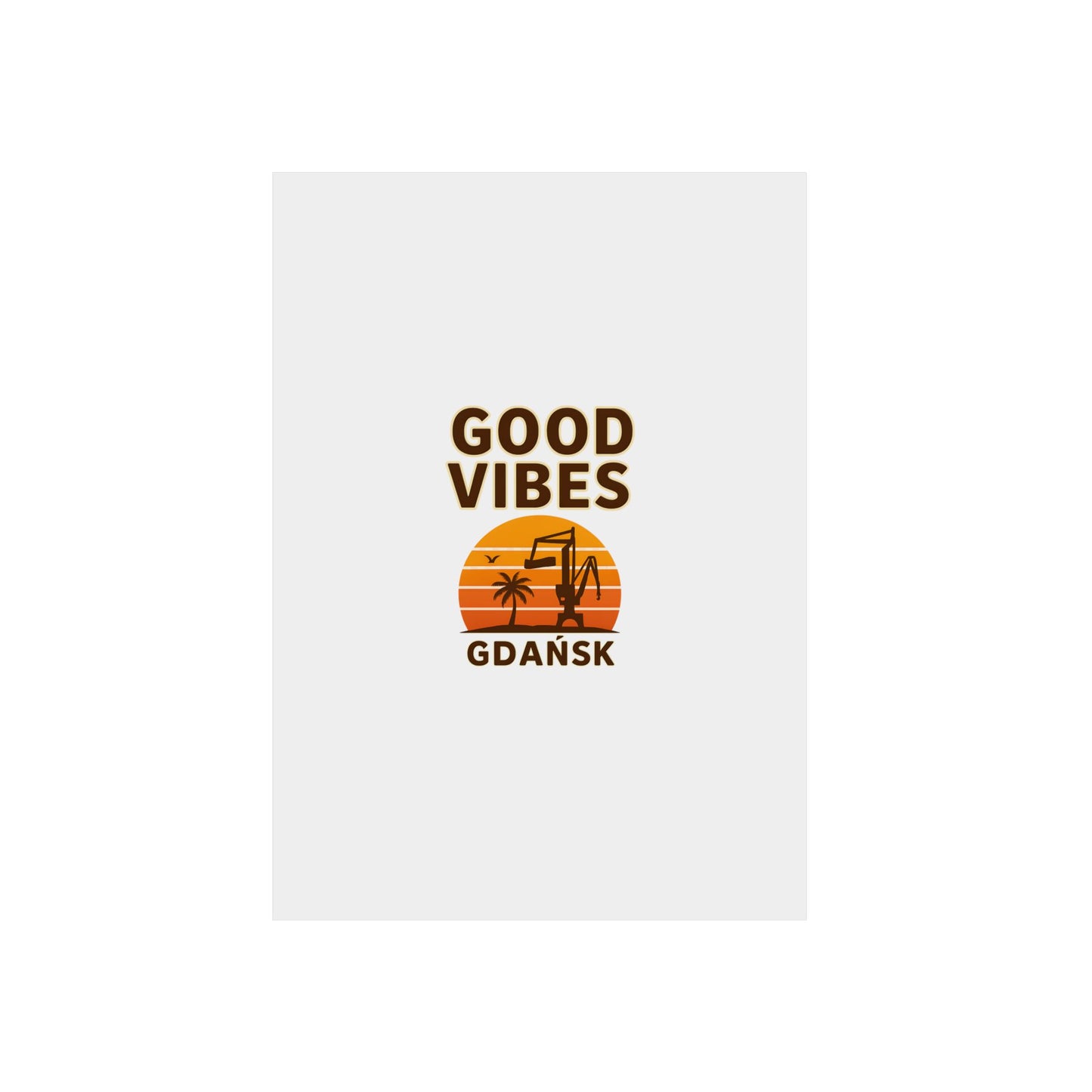 Obraz na panelu aluminiowym Good Vibes – trwały wydruk w stylu Kup Se