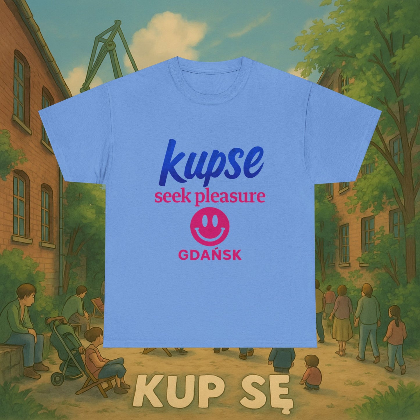 KupSe seek pleasure Style t-shirt - Unisex Heavy Cotton Tee