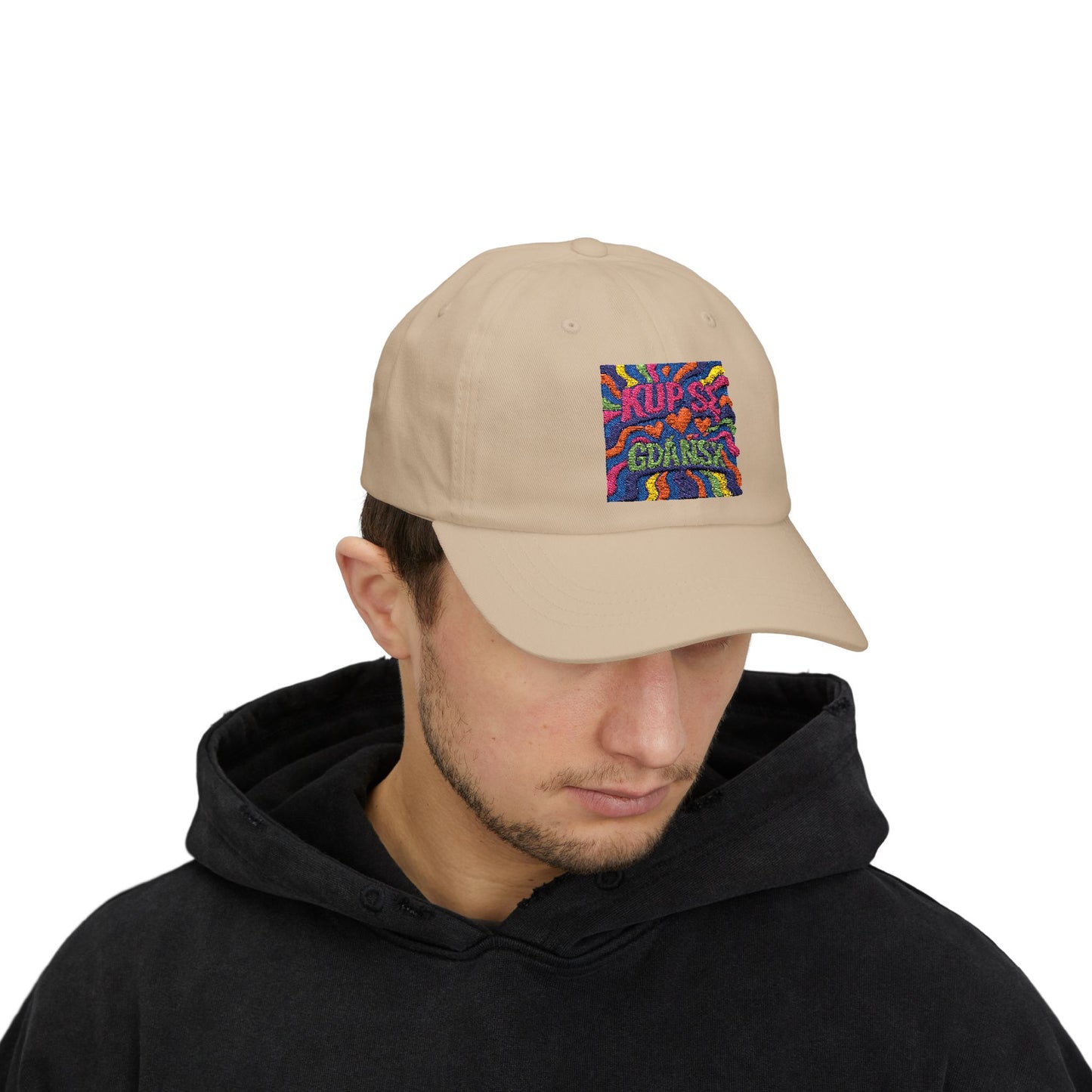 Czapka z daszkiem z grafiką Kup Se Acid – modny Dad Cap z charakterem