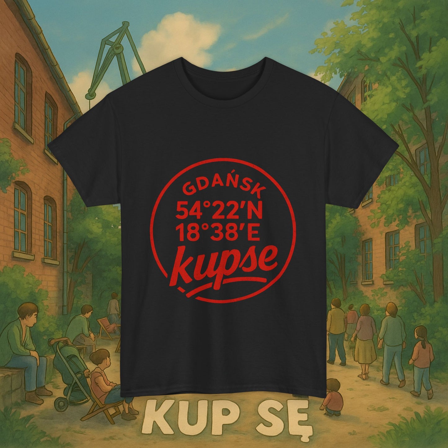 KupSe Koordynaty Style t-shirt - Unisex Heavy Cotton Tee