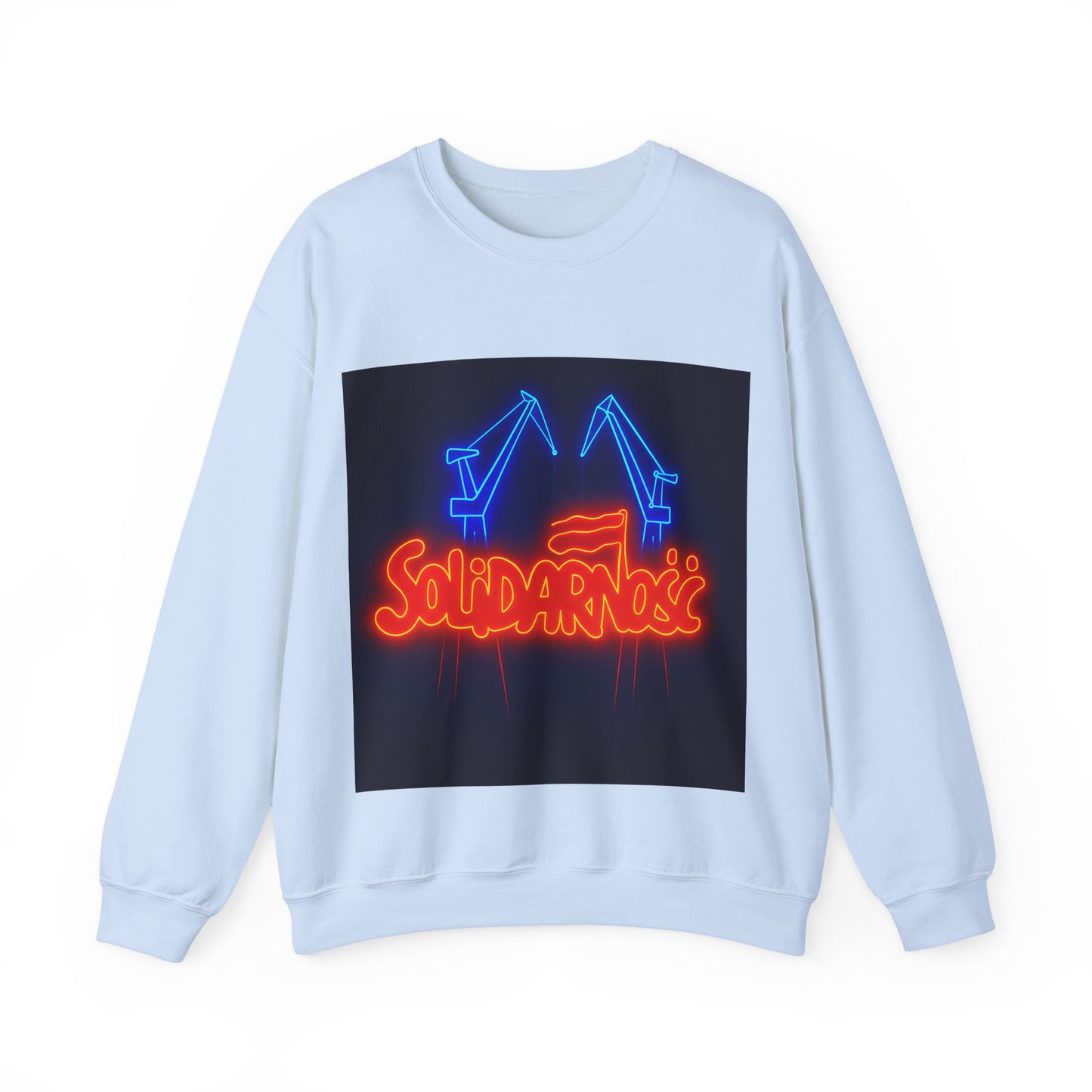 Bluza unisex z grafiką Kup Se Solidarność – klasyczny crewneck i miejski styl