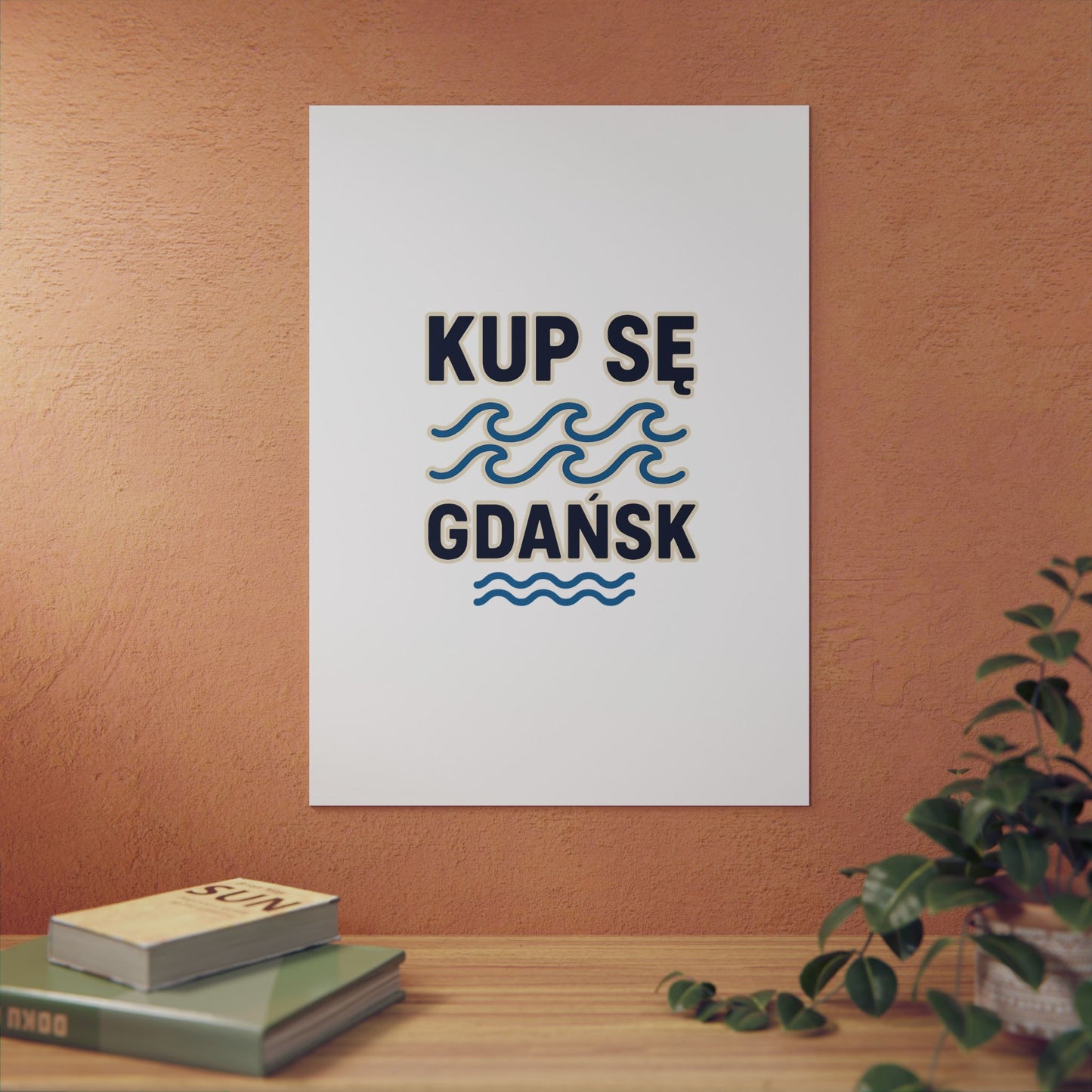 Obraz na panelu aluminiowym Gdańsk Fale – trwały wydruk w stylu Kup Se