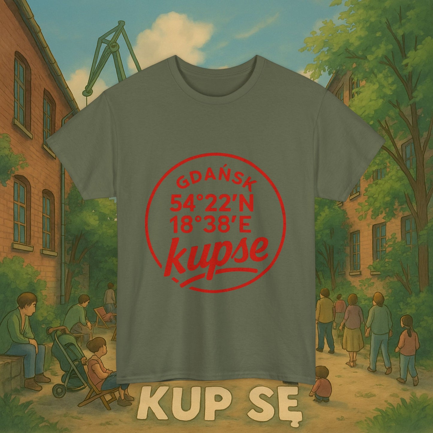 KupSe Koordynaty Style t-shirt - Unisex Heavy Cotton Tee