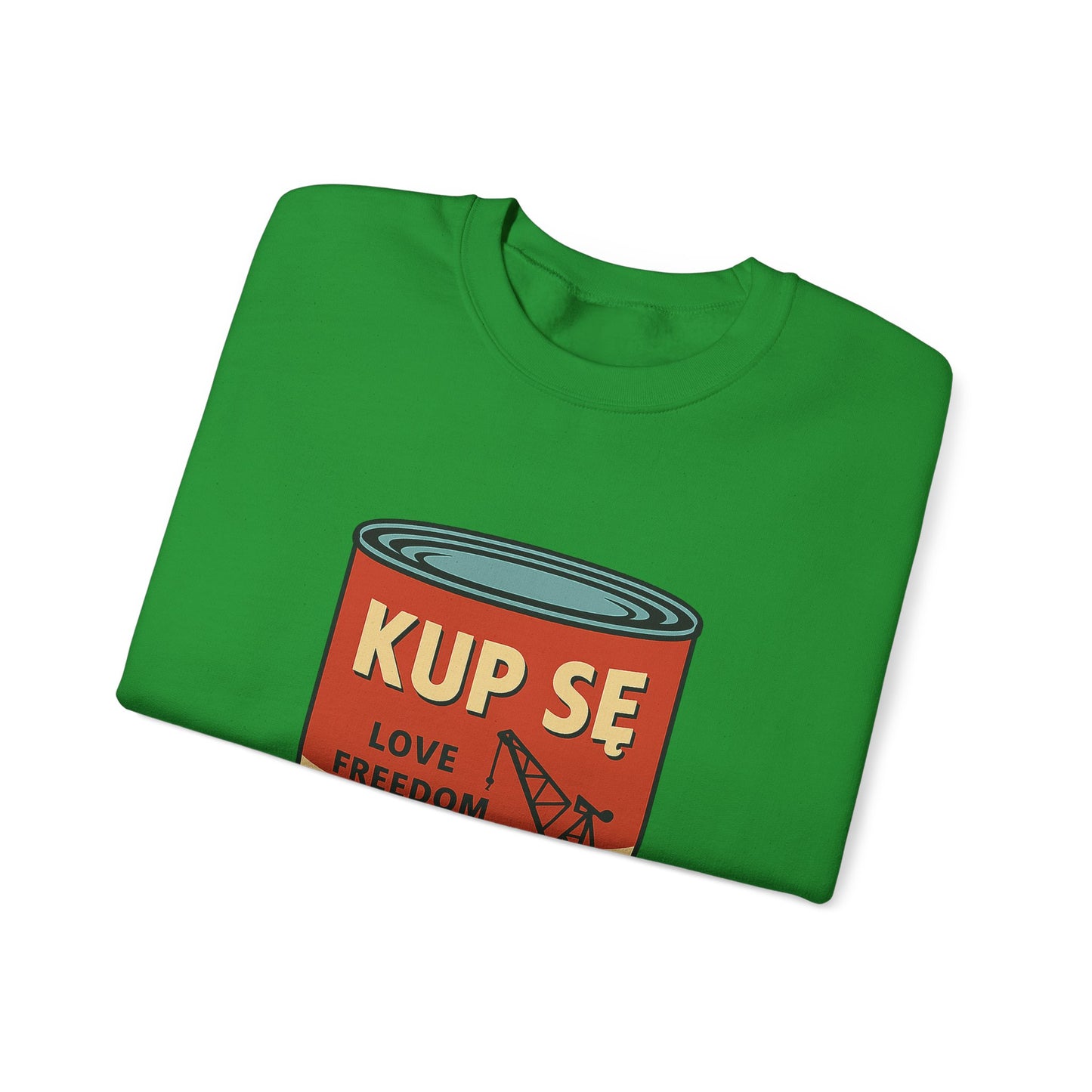 Bluza unisex z grafiką Kup Se Campbell– klasyczny crewneck i miejski styl