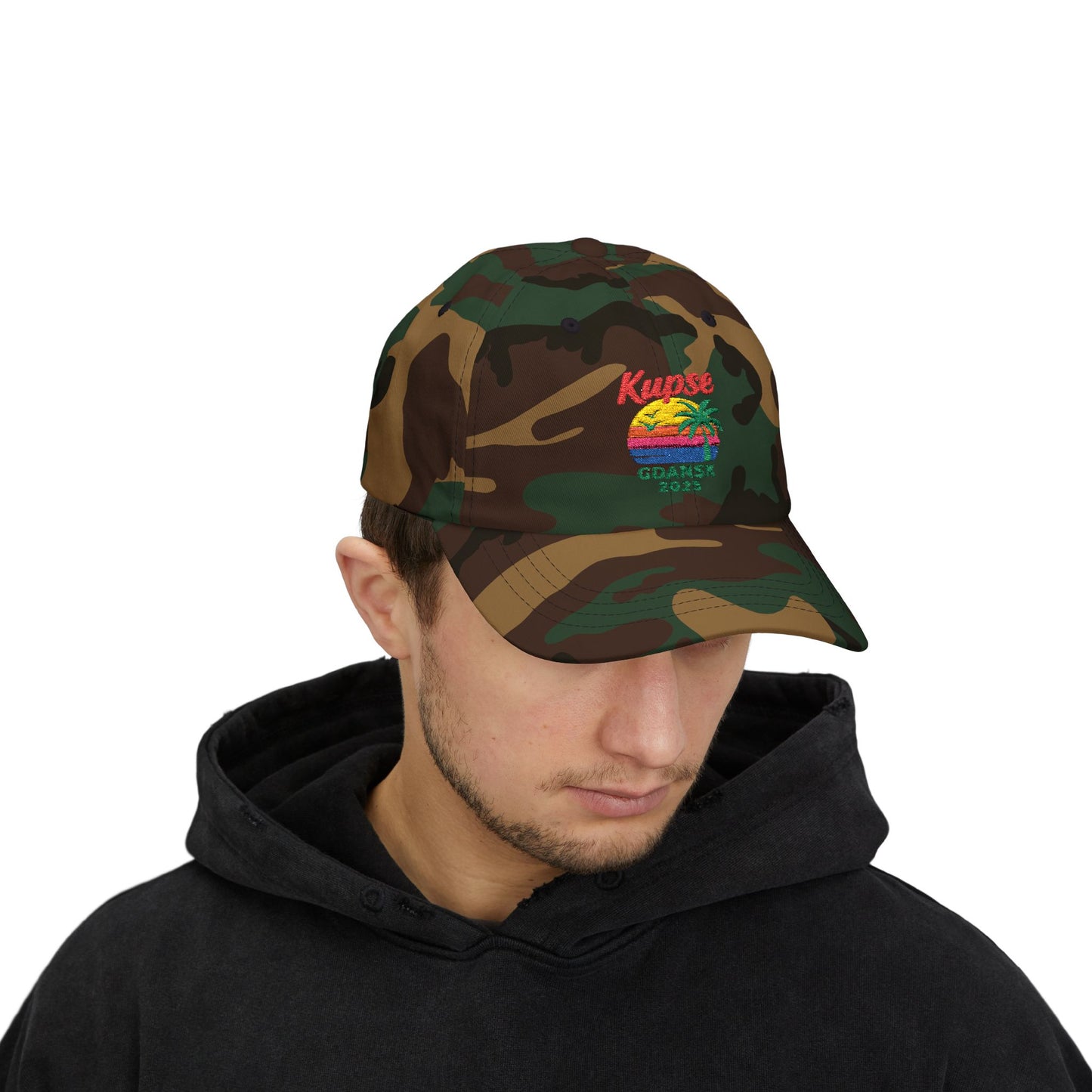 Czapka z daszkiem z grafiką Kup Se 90s – modny Dad Cap z charakterem