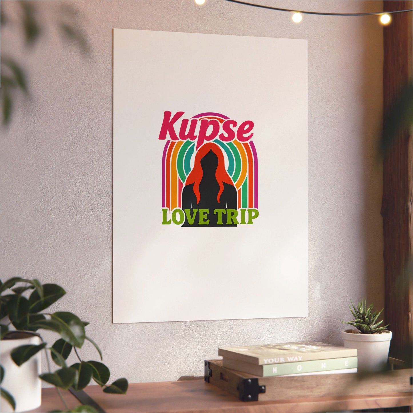 Obraz na panelu aluminiowym Love Trip – trwały wydruk w stylu Kup Se